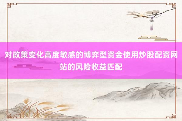 对政策变化高度敏感的博弈型资金使用炒股配资网站的风险收益匹配